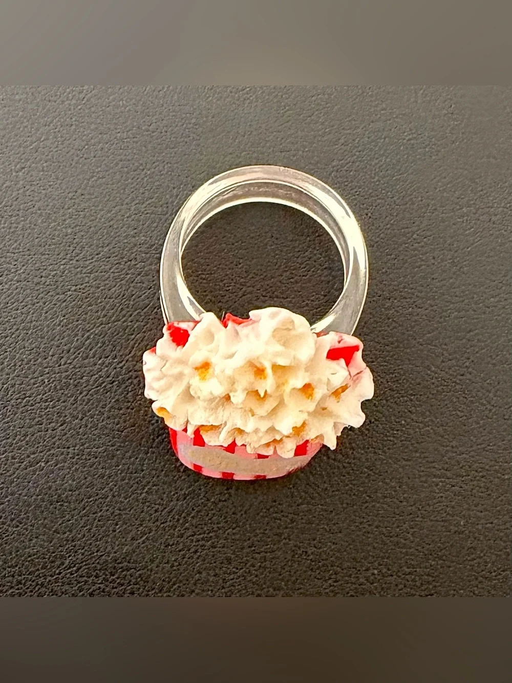 Miniature Popcorn Statement Ring 🍿